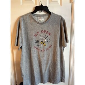 US Open Golf Winged Foot 2020 T Shirt‎ Men Large Short Sleeve Gray